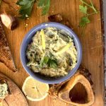 Roasted garlic Bone Marrow butter with parsley