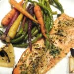 baked trout with parsley