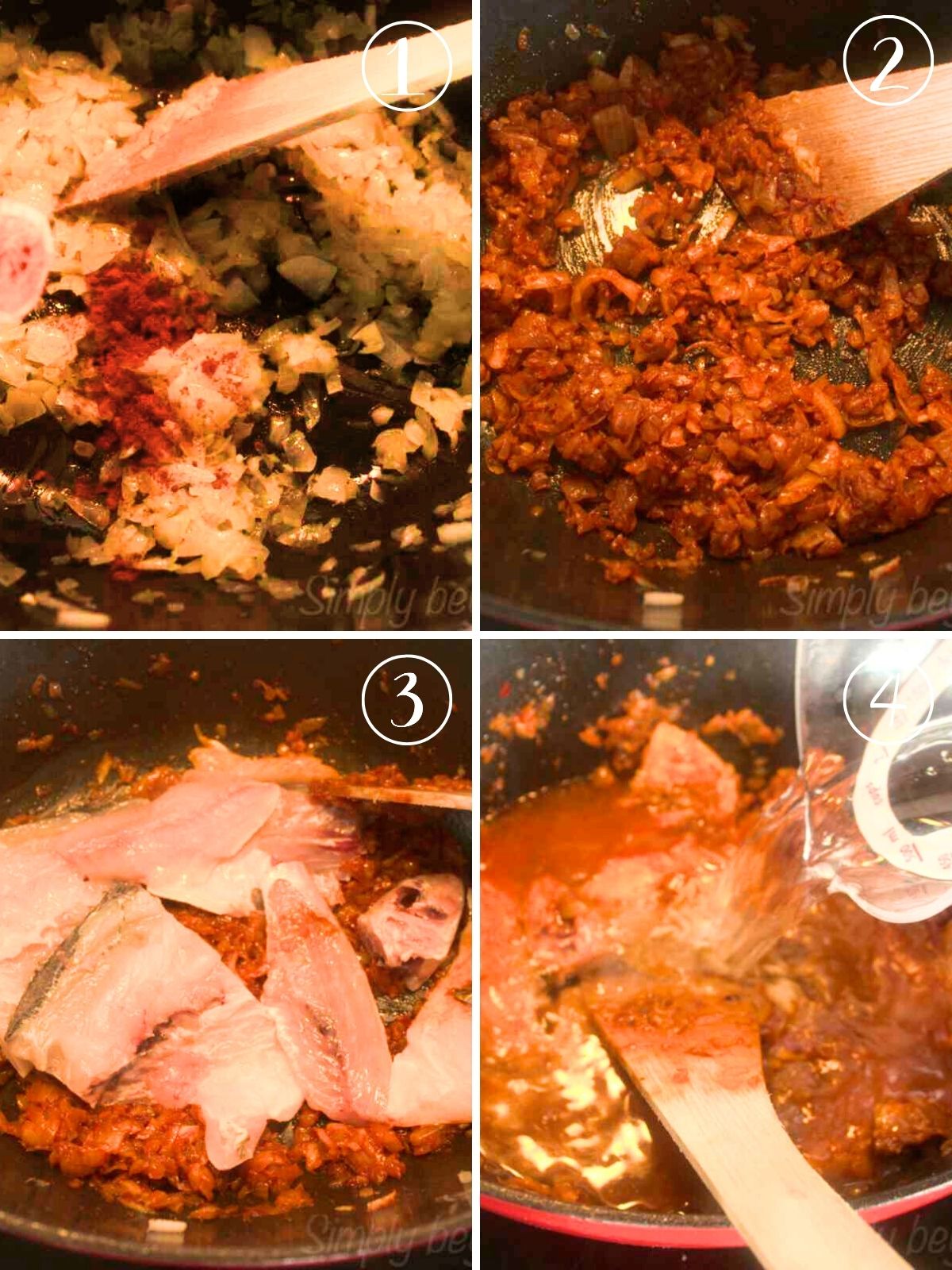 Sauté the onions and garlic