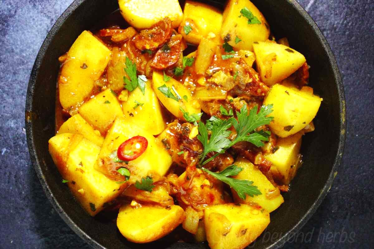 Hungarian Potato Paprika Ingredients