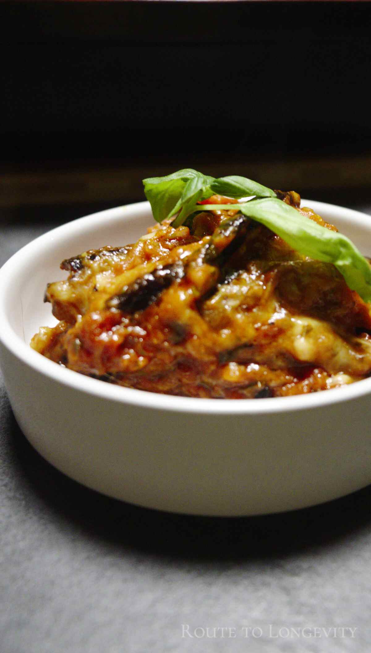 Layer the parmigiana