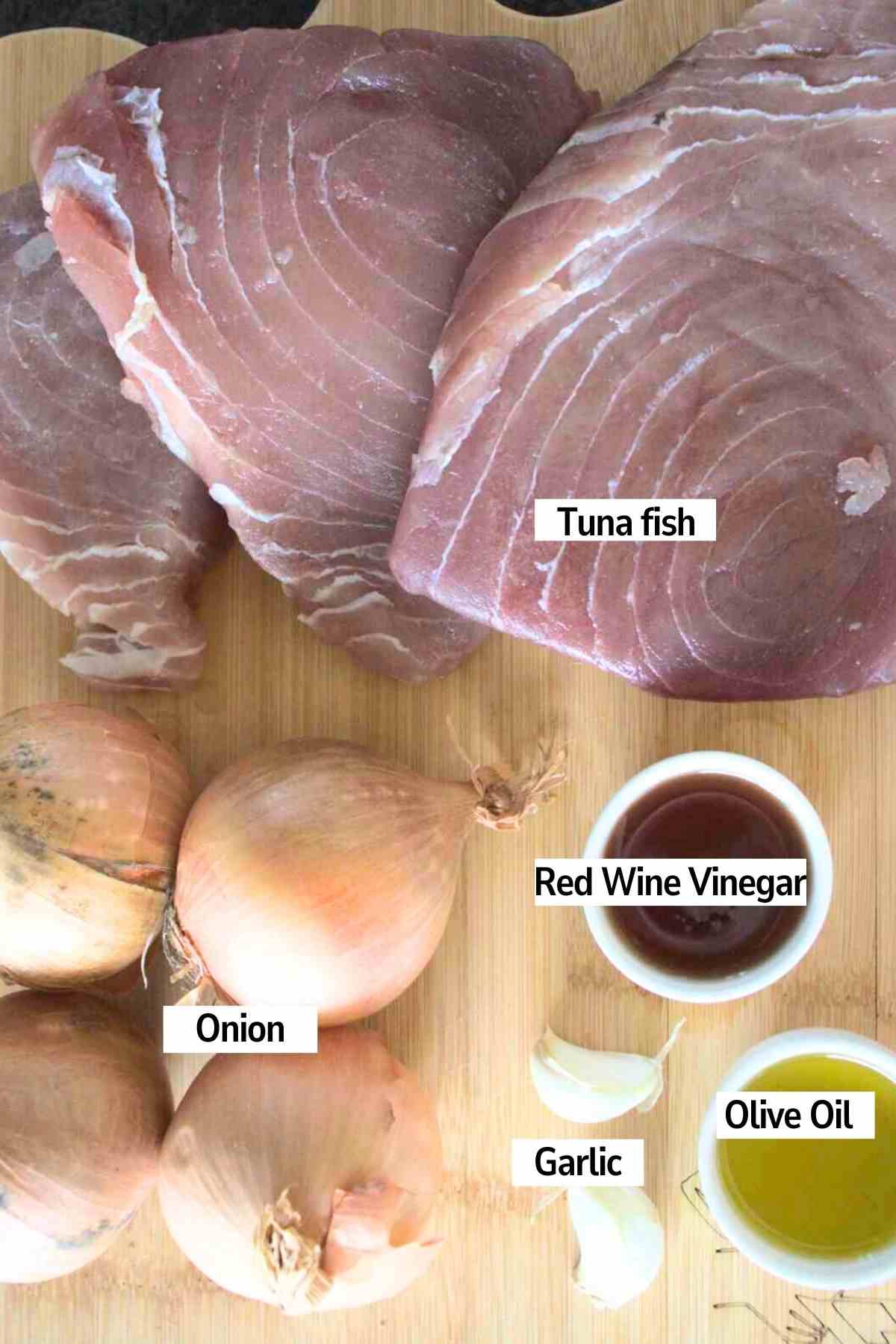 Sicilian Tuna Ingredients you will need