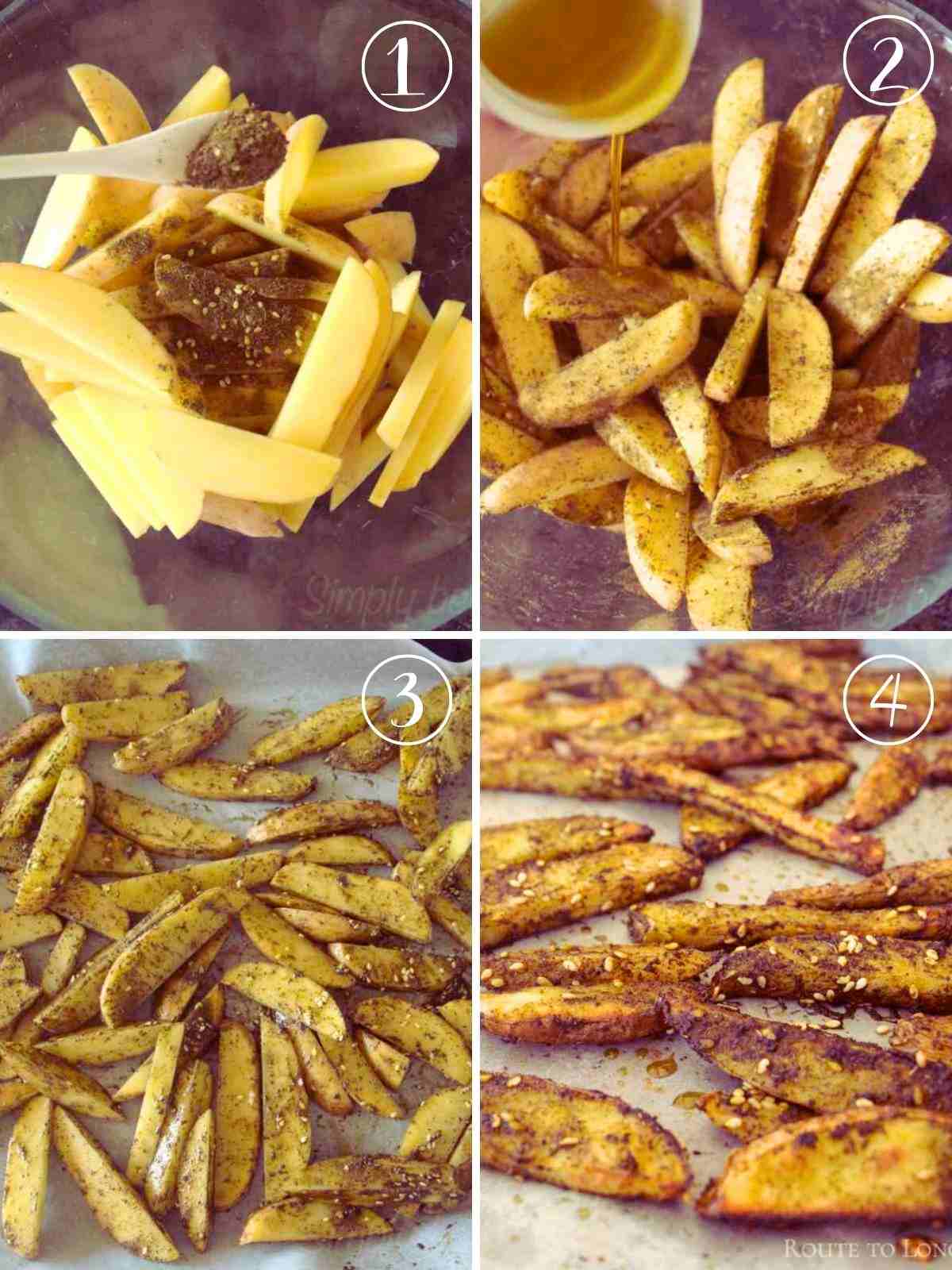 RTL- Process (25) How to make zaatar fries