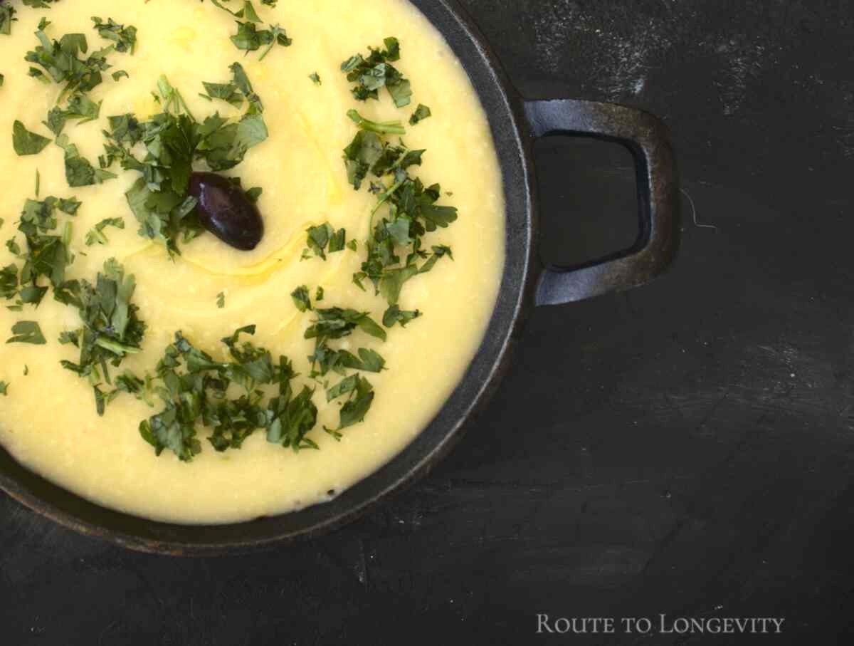 Greek Garlic and Potato Dip